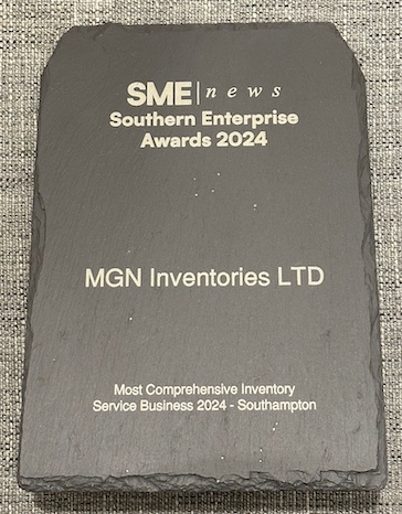 SME News Most comprehensive Inventory service business 2024 award.